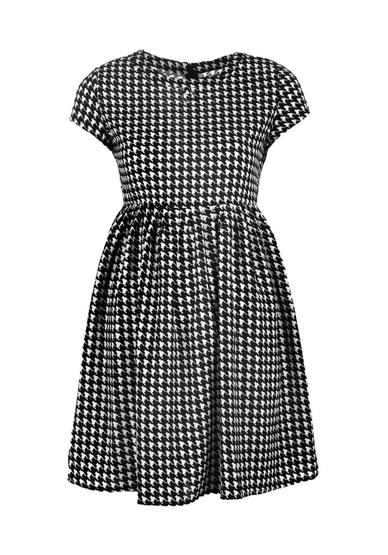 Fatale Houndstooth Skater Kleid
