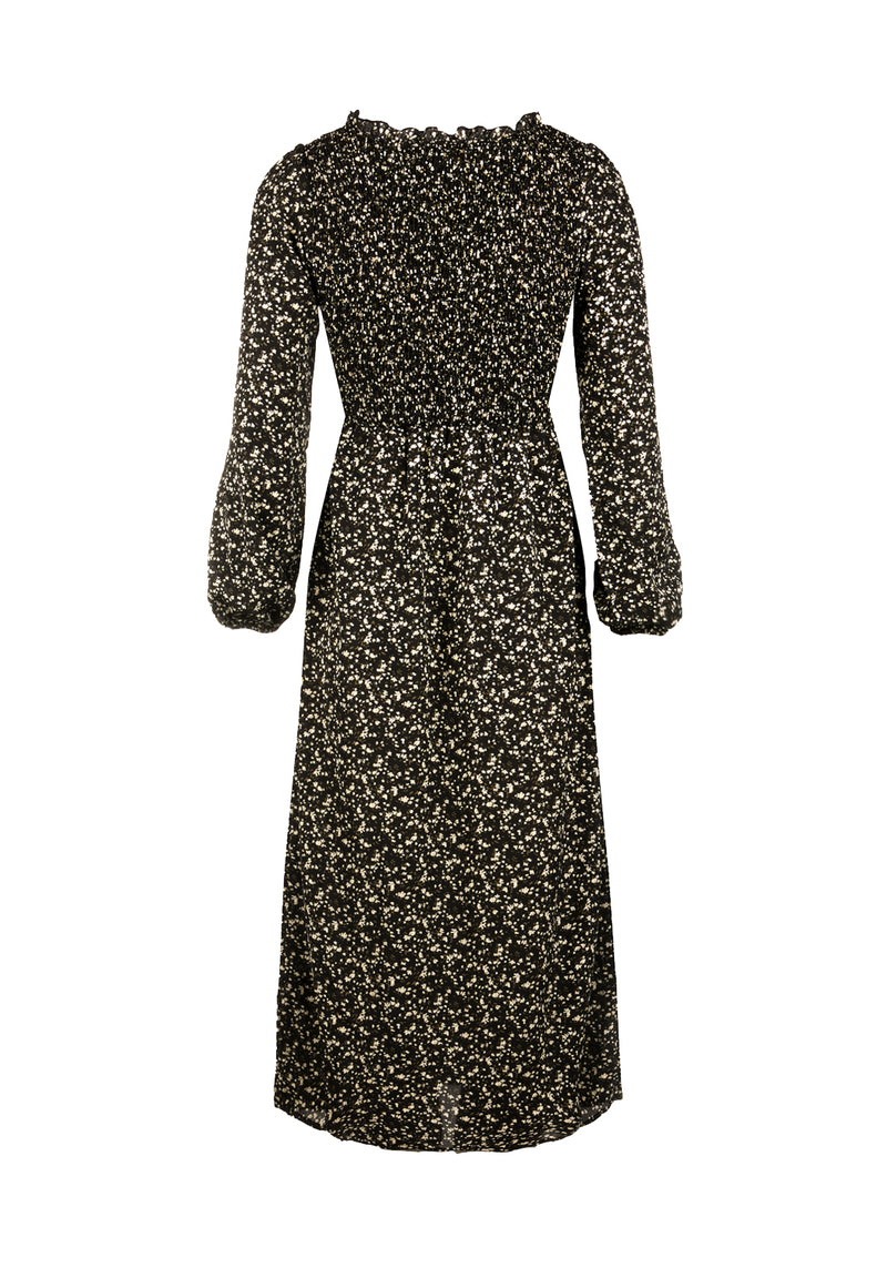 Milkweed Gerafft Midi Kleid