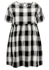 Shirley Rüsche Skater Kleid