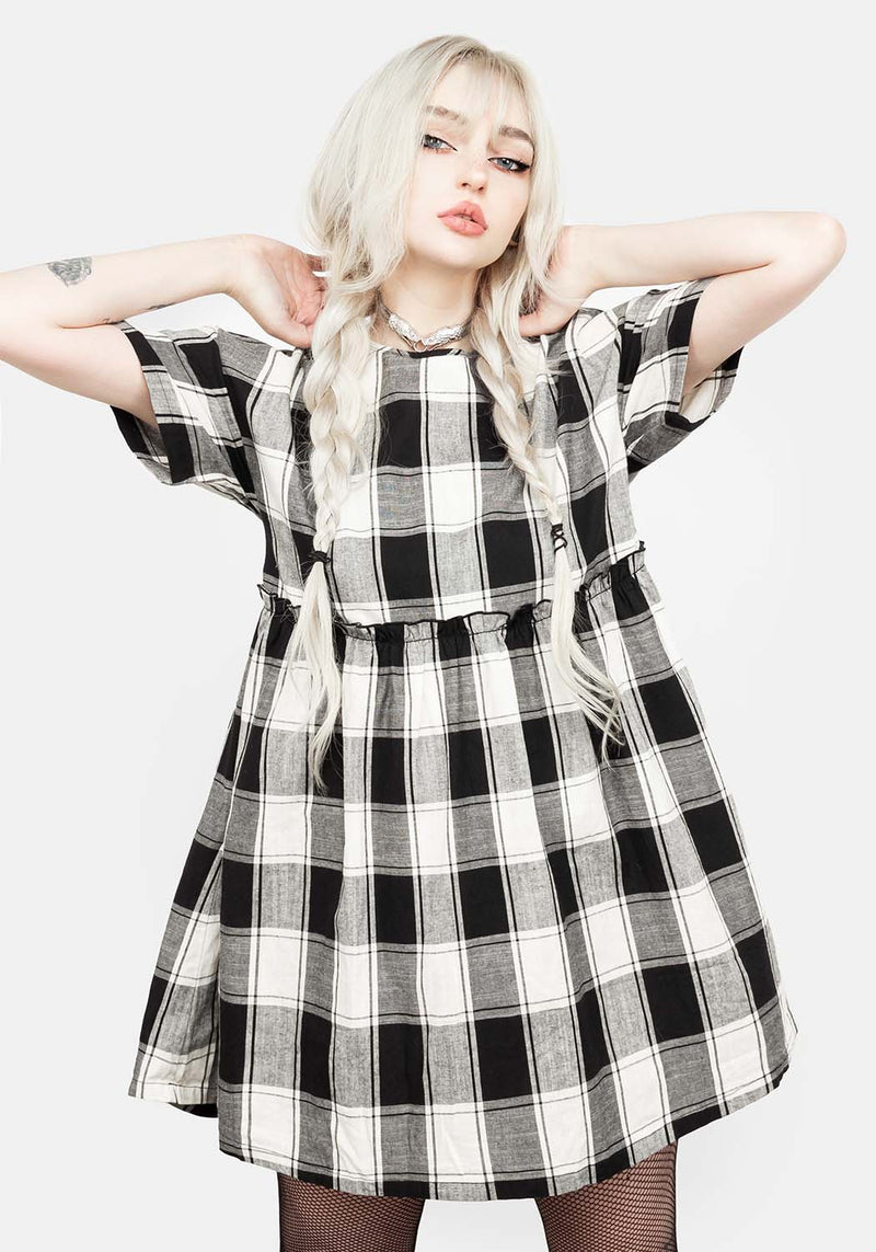 Shirley Rüsche Skater Kleid