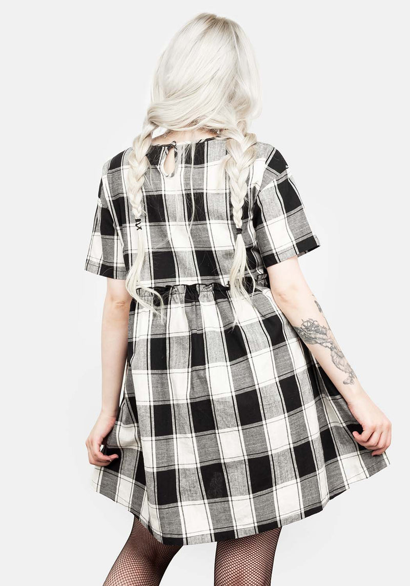 Shirley Rüsche Skater Kleid