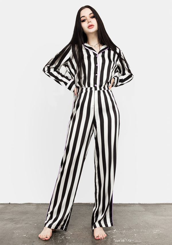 Käfer Pyjama Gestreift Hose