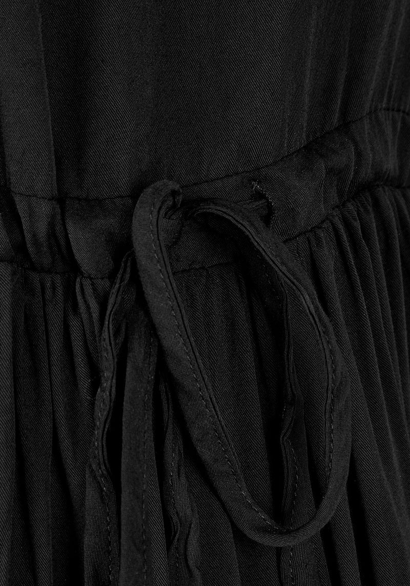 Priesterin Bestickt Rüsche Kleid