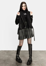 Motley Oversize Biker Jacke