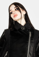 Motley Oversize Biker Jacke