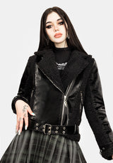 Motley Oversize Biker Jacke