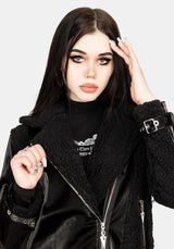Motley Oversize Biker Jacke
