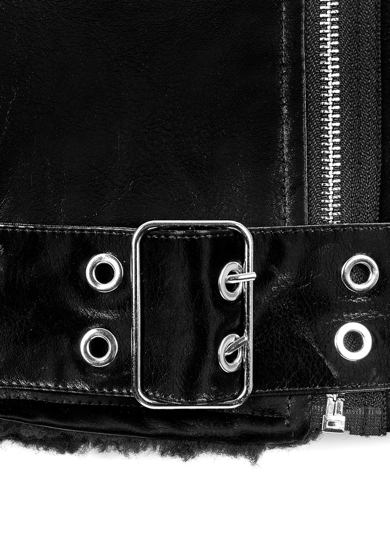 Motley Oversize Biker Jacke