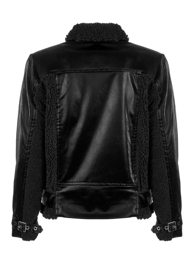 Motley Oversize Biker Jacke