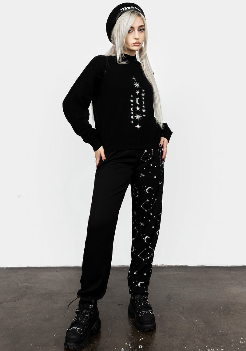 Chandra Bestickt Pullover