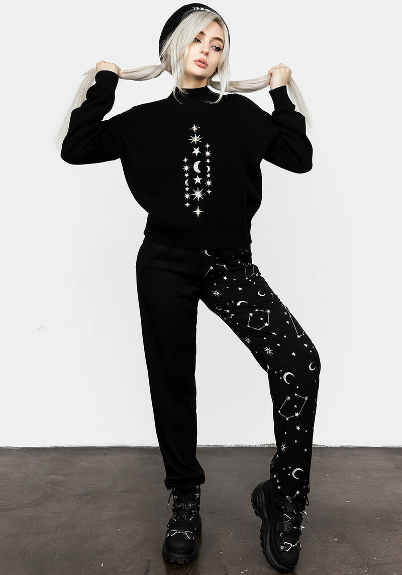 Chandra Bestickt Pullover