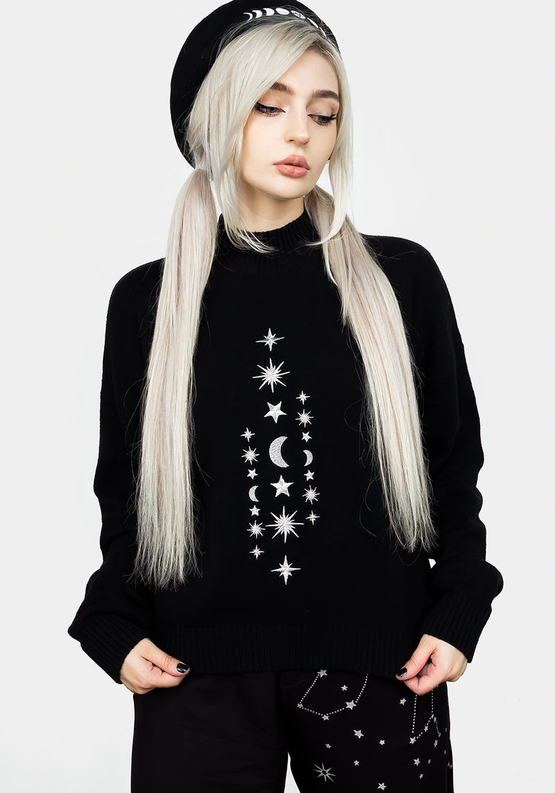 Chandra Bestickt Pullover