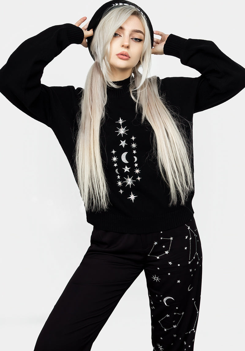 Chandra Bestickt Pullover