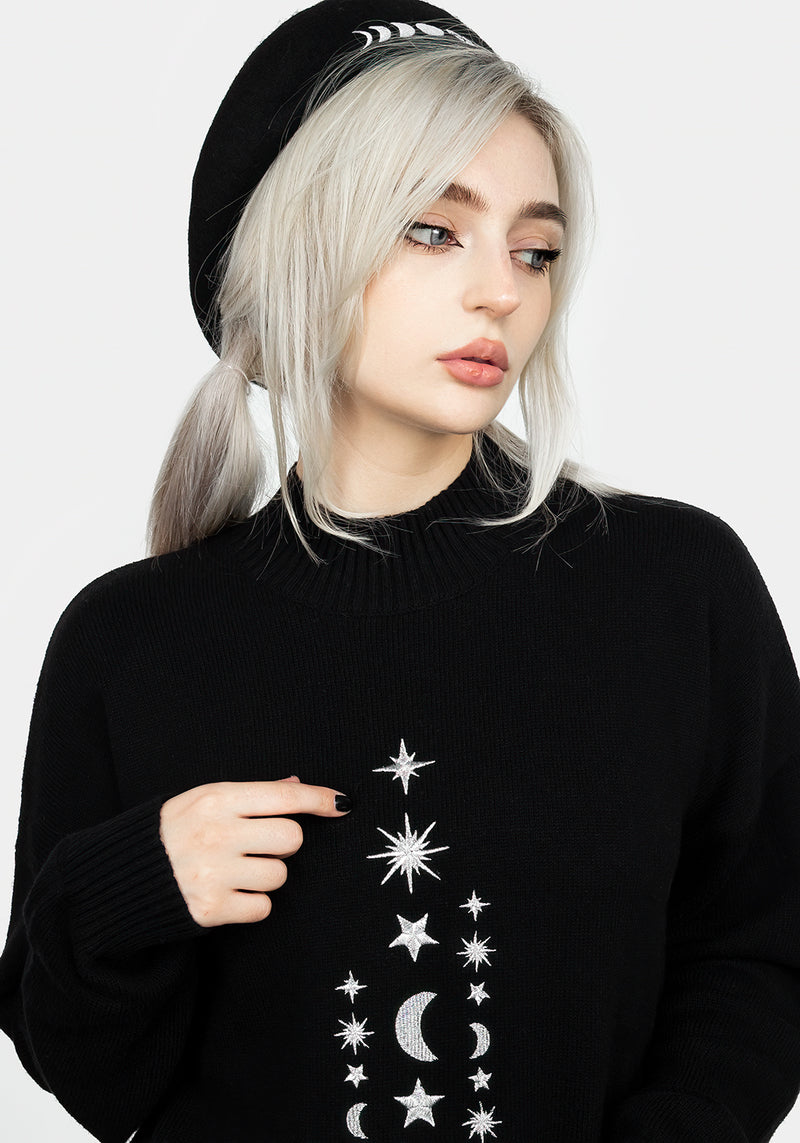 Chandra Bestickt Pullover