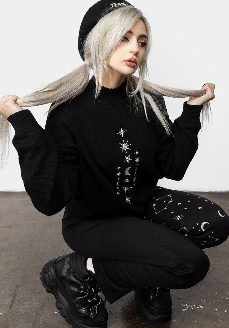 Chandra Bestickt Pullover