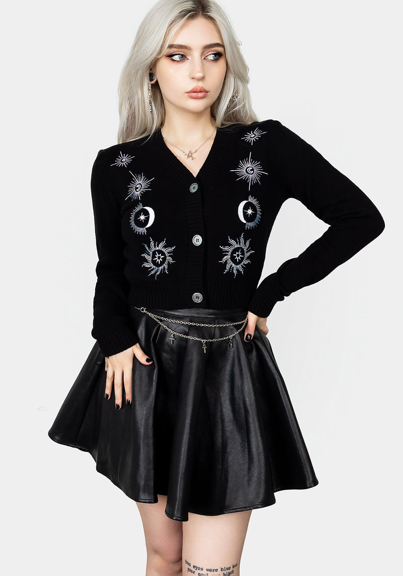 Esmeray Kurz Bestickt Cardigan