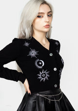 Esmeray Kurz Bestickt Cardigan