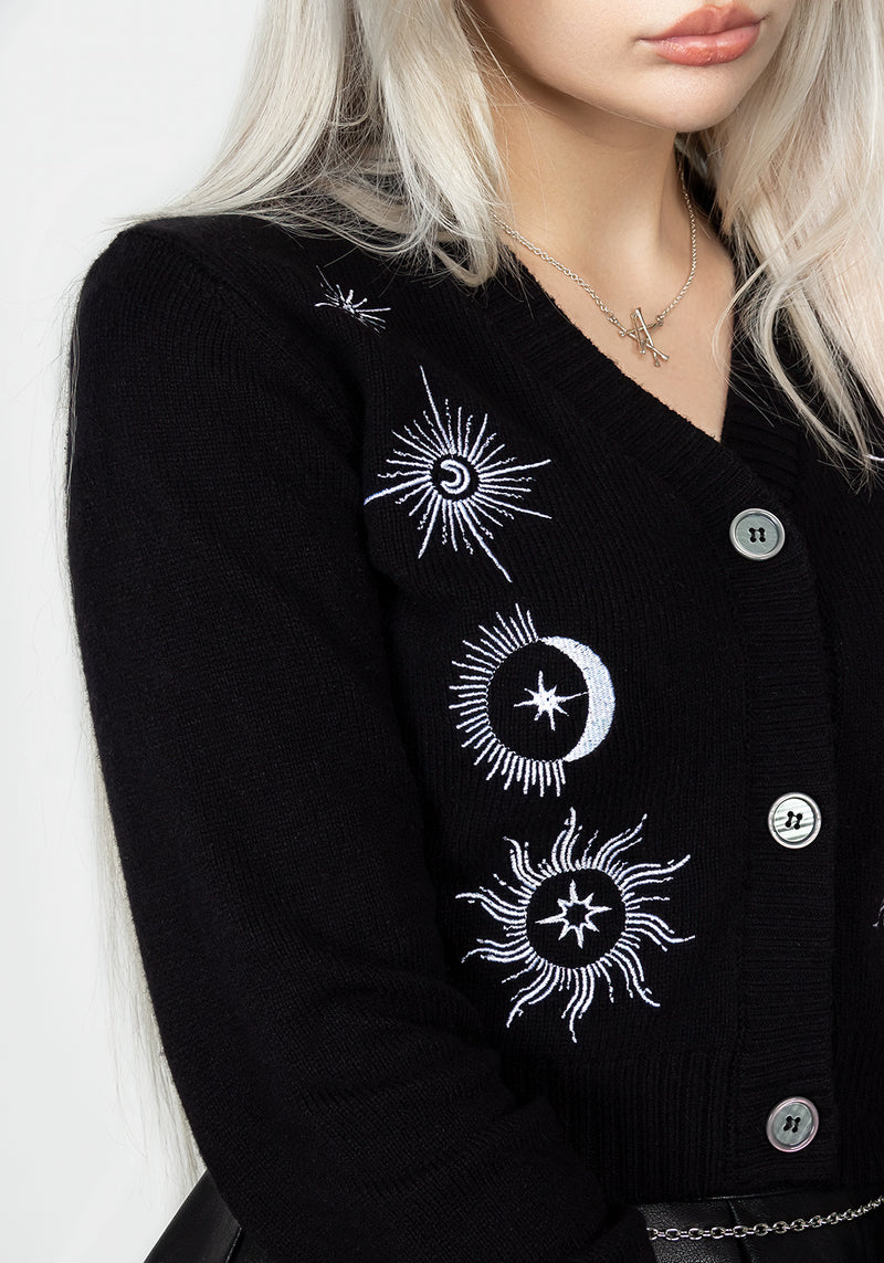 Esmeray Kurz Bestickt Cardigan