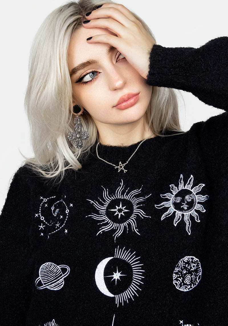 Esmeray Bestickt Pullover