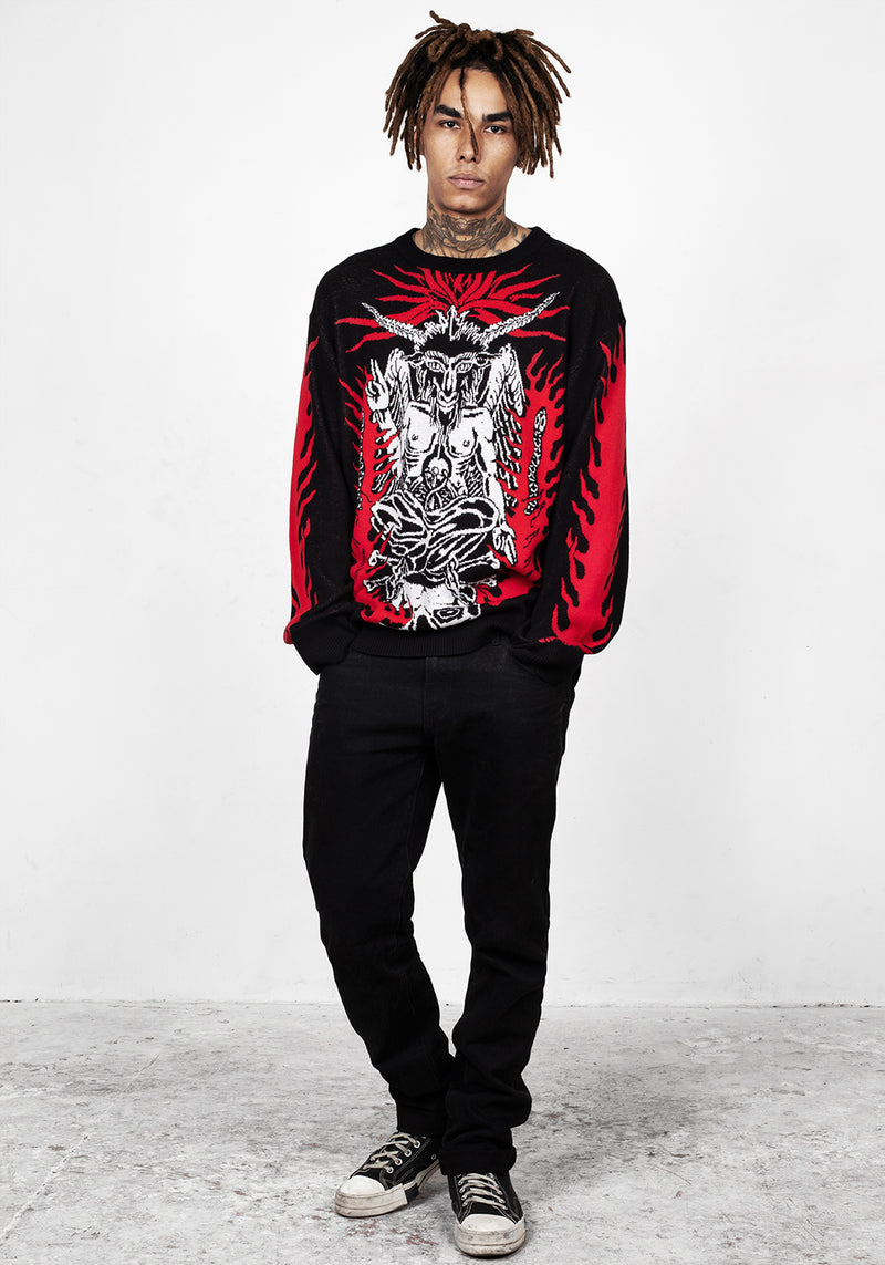 Baphomet Unisex Crew Pullover