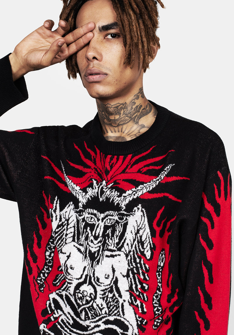 Baphomet Unisex Crew Pullover