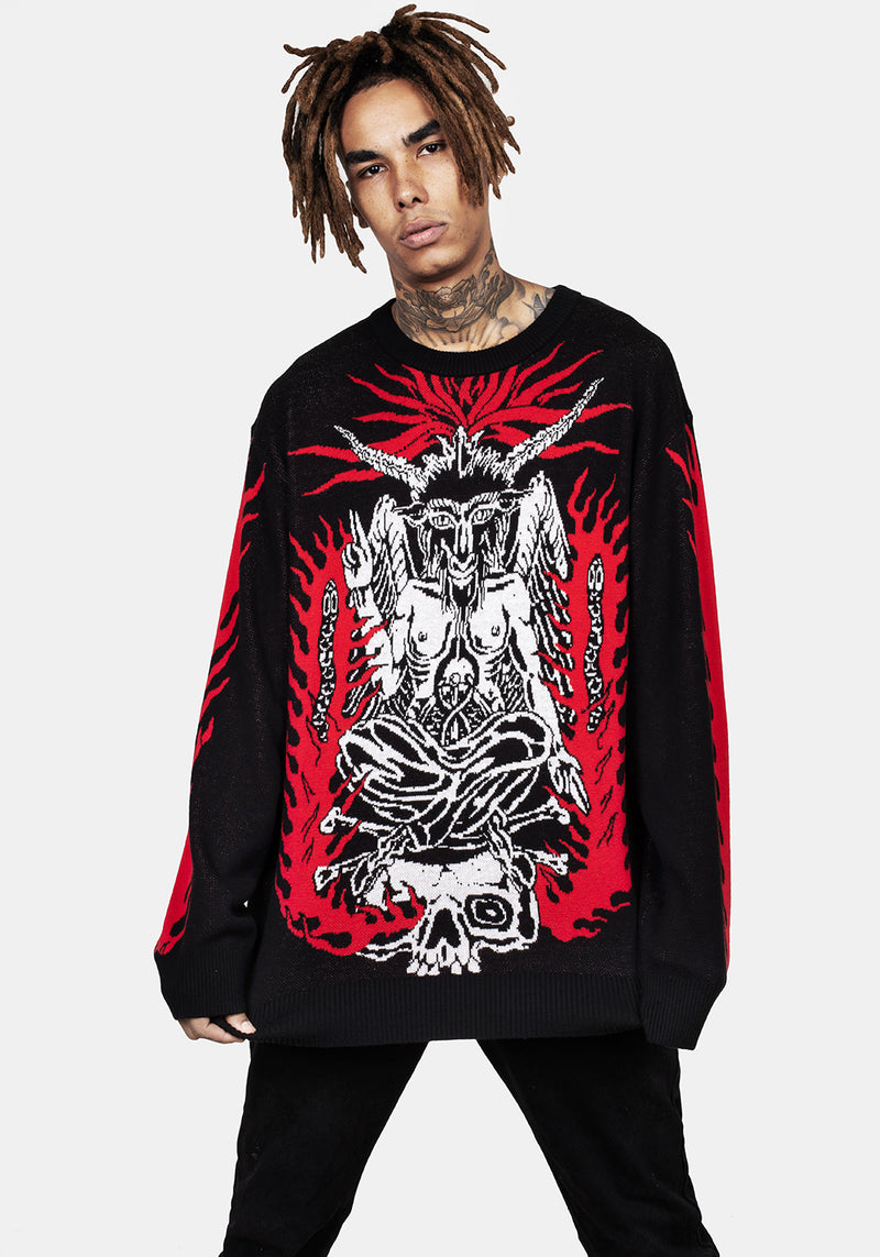 Baphomet Unisex Crew Pullover