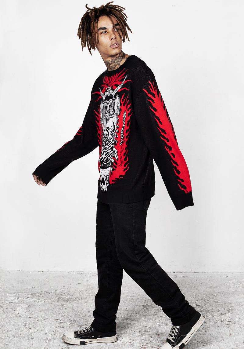 Baphomet Unisex Crew Pullover