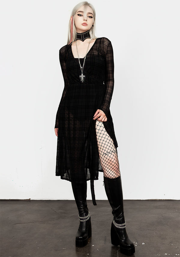 Buffy Wickel Midi Kleid