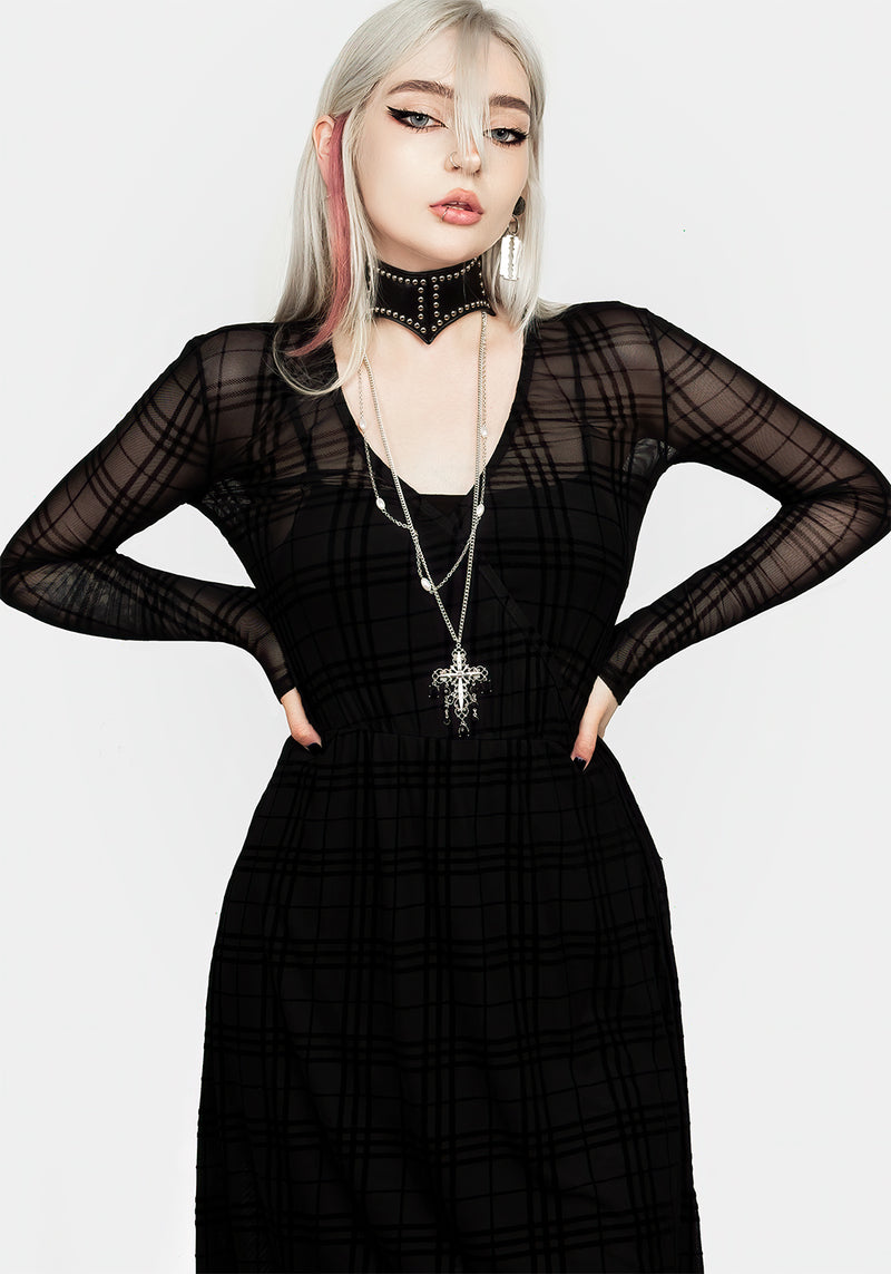 Buffy Wickel Midi Kleid
