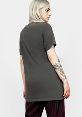 Hell Vintage Grau Washed T-Shirt