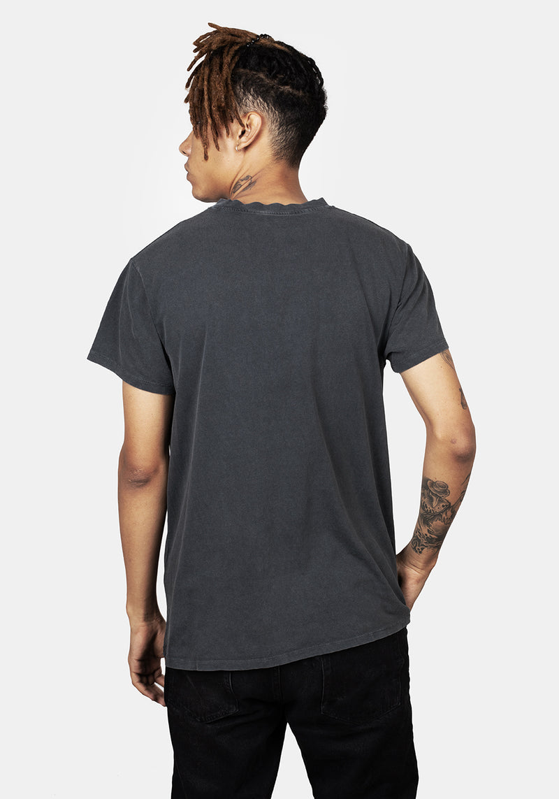 Hell Vintage Grau Washed T-Shirt