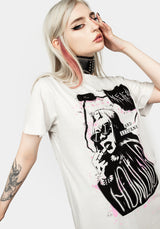 Howling Vintage Off Weiß Washed T-Shirt