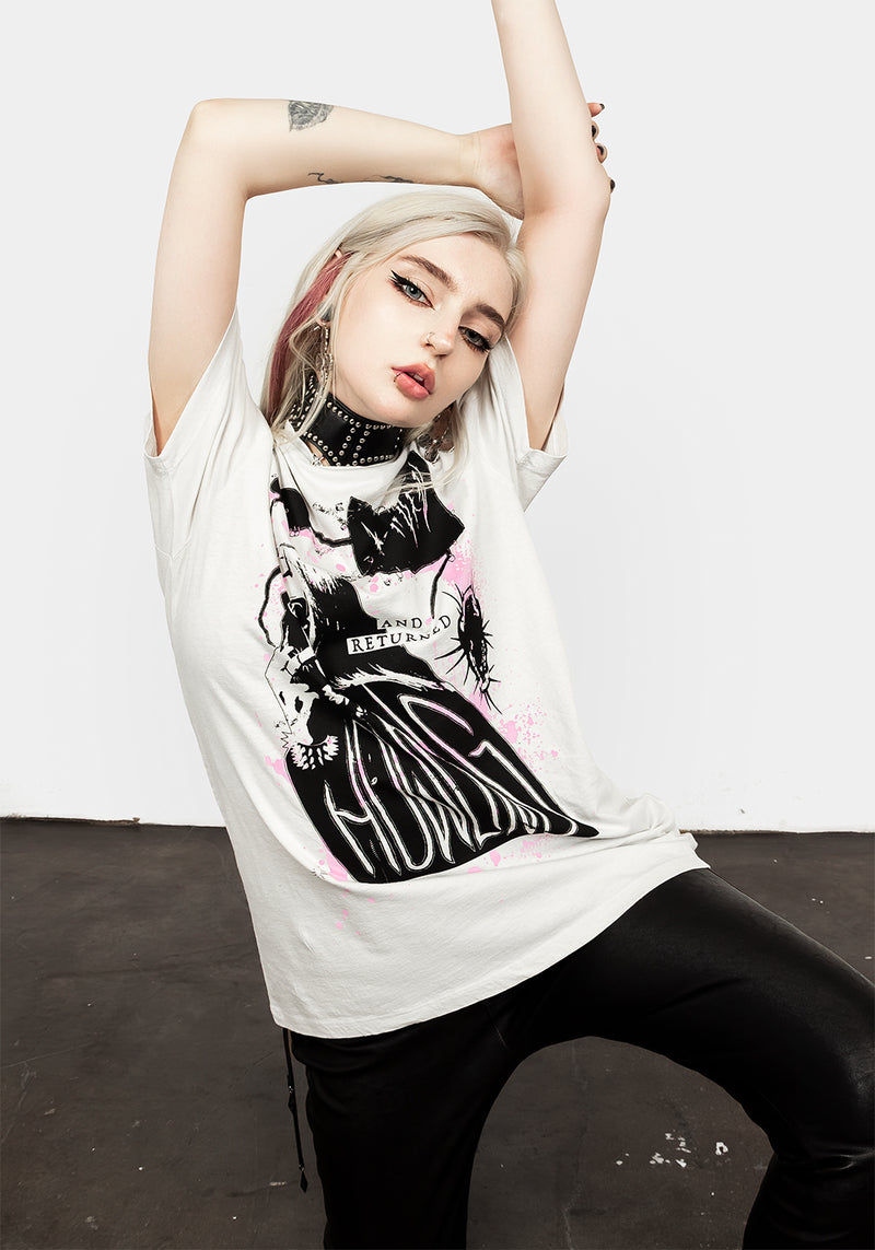 Howling Vintage Off Weiß Washed T-Shirt
