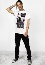 Howling Vintage Off Weiß Washed T-Shirt