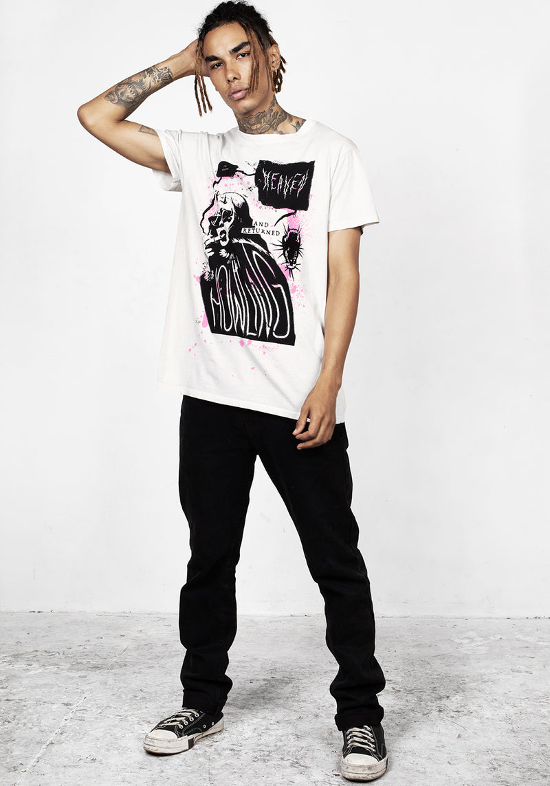 Howling Vintage Off Weiß Washed T-Shirt