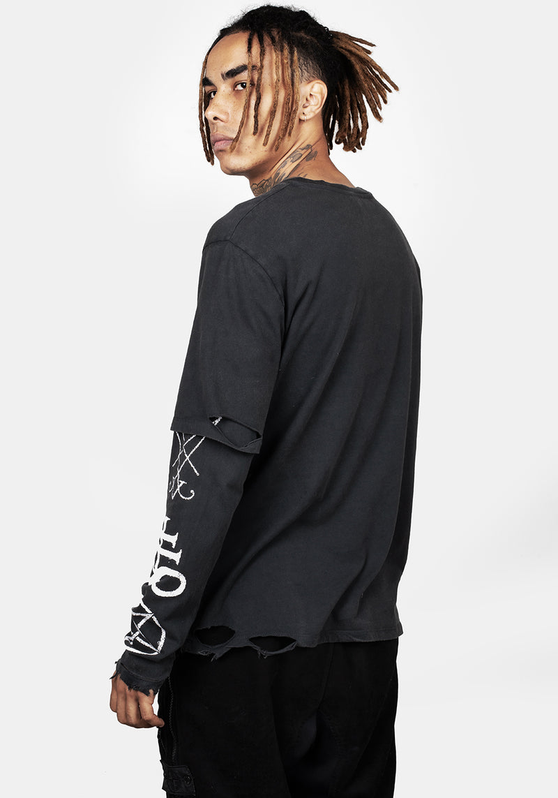 Infernal Gelagert Lang Ärmel T-Shirt