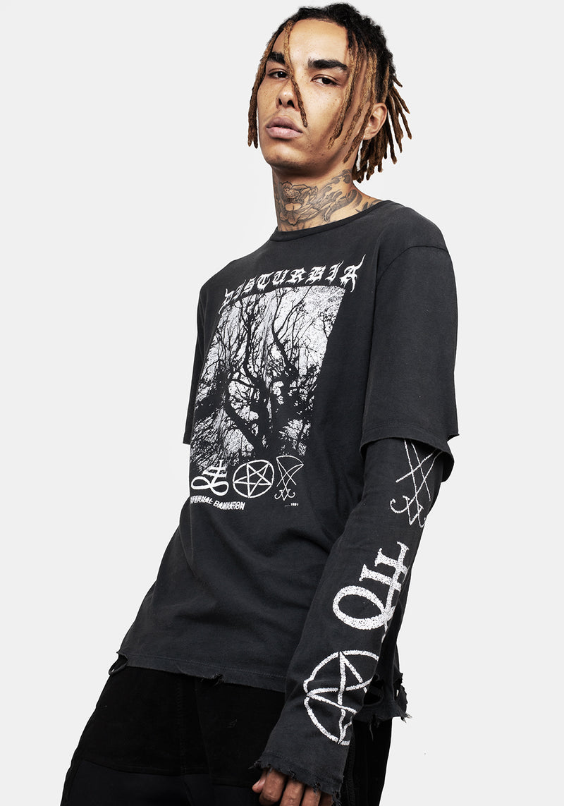 Infernal Gelagert Lang Ärmel T-Shirt