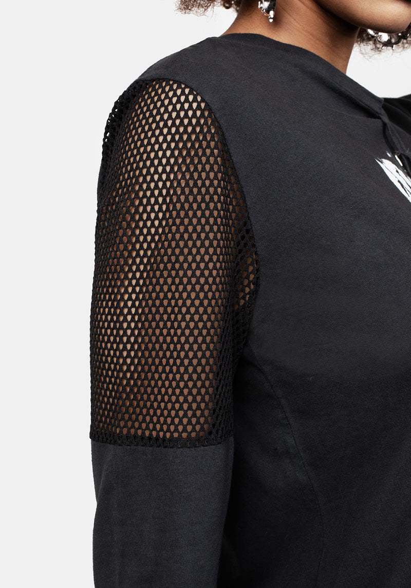 Xowie Netzstrumpf T-Shirt