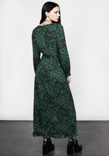Ophidia Wickel Maxi Kleid