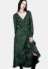 Ophidia Wickel Maxi Kleid