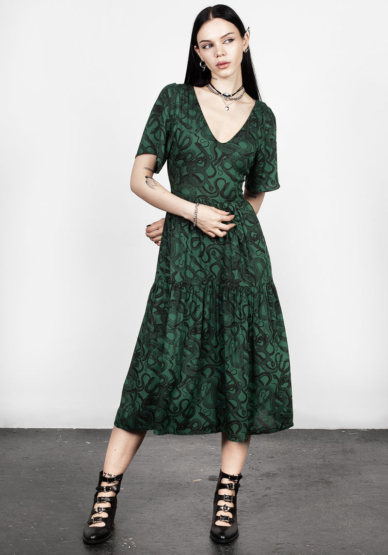 Ophidia Midi Kleid