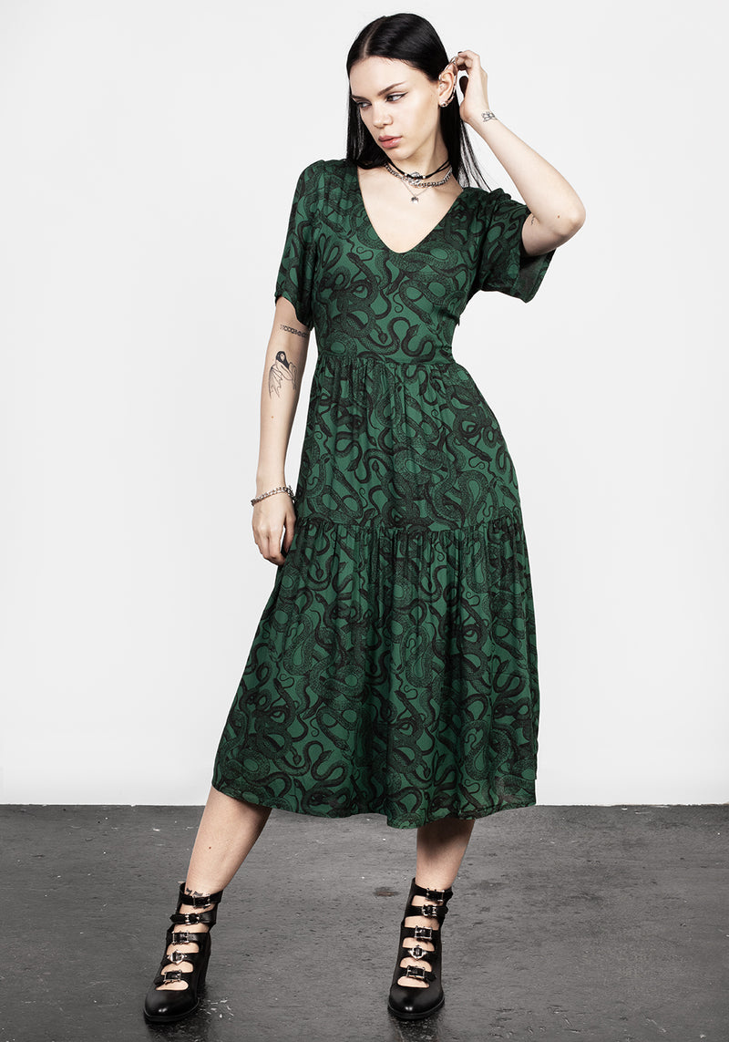 Ophidia Midi Kleid
