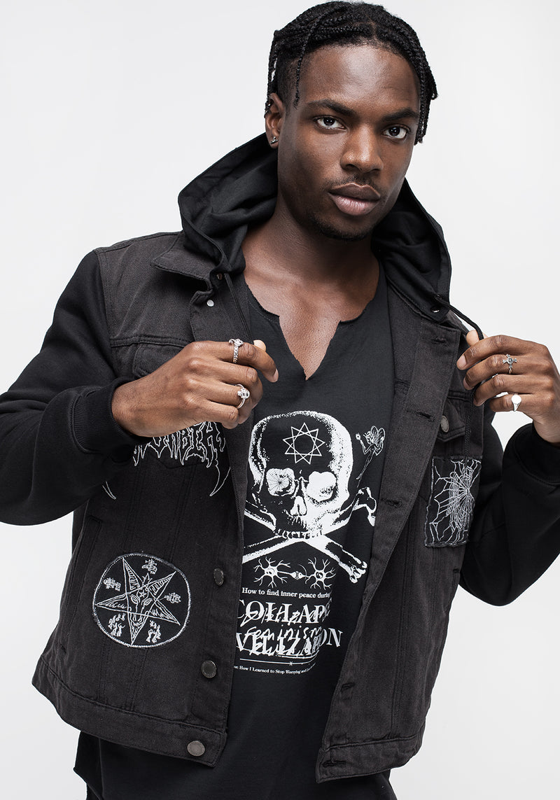 Shadows Denim Hoody