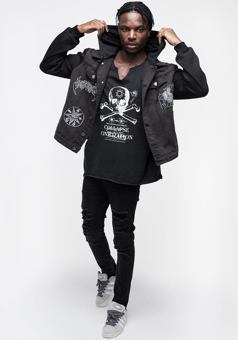 Shadows Denim Hoody