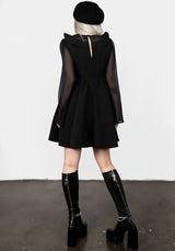 Baudelaire Spitze Hoch Kleid