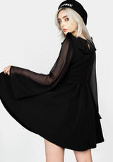 Baudelaire Spitze Hoch Kleid