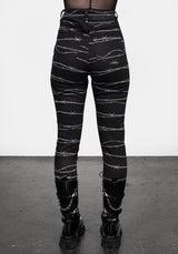 Barbed Denim Schmal Jeans