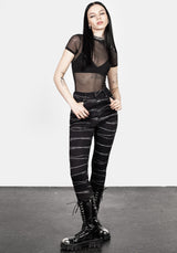 Barbed Denim Schmal Jeans