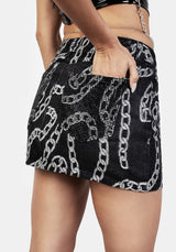 Grounded Low Rise Denim Mini Rock
