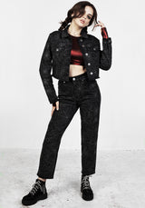 Venom Locker Denim Kurz Jacke